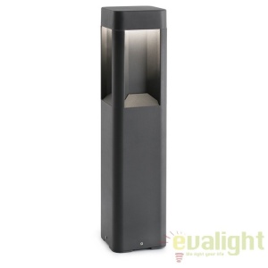 Stalp de exterior modern cu iluminat LED inaltime 50cm cu protectie IP54 NAYA LED 71199