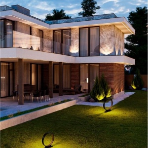 Stalp de exterior pentru terasa sau gradina, MIB H-34cm 233128 universul-luminii.ro