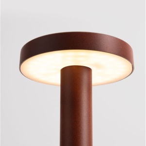 Stalp de exterior pentru terasa sau gradina, MOOD maro H-20cm 152948 universul-luminii.ro