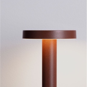 Stalp de exterior pentru terasa sau gradina, MOOD maro H-20cm 233148 universul-luminii.ro