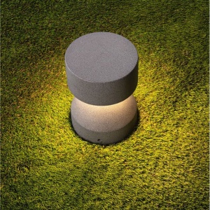 Stalp exterior din ciment IP65 LED Lua H-22cm 250218 universul-luminii.ro