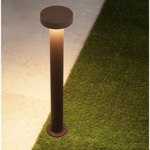 Stalp exterior IP65 LED 2700K GONG corten H-60cm - Img 4