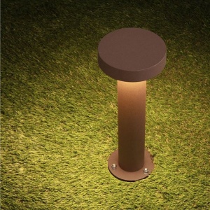 Stalp exterior IP65 LED 3000K GONG corten H-30cm - Img 5
