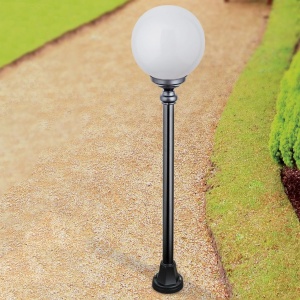 Stalp exterior stil clasic IP43 H110cm Reika negru AL 11-1173/1 schwarz OR - Img 6