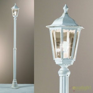 Stalp exterior stil clasic IP43 H195 Puchberg AL 11K/82506 weiß-gold/rauch OR 54388 universul-luminii.ro
