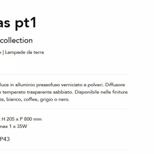Stalp iluminat exterior modern IP43 Gas pt1 negru 143278 universul-luminii.ro