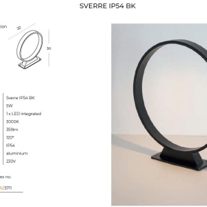 Stalp LED iluminat exterior decorativ IP54 SVERRE 144828 universul-luminii.ro