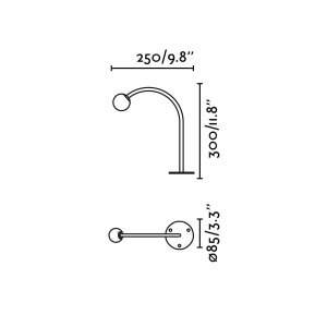 Stalp LED iluminat exterior IP65 CUCA H-30cm - Img 4