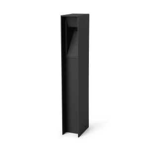 Stalp LED iluminat exterior IP65 TIL negru 2700K 24V H-30cm