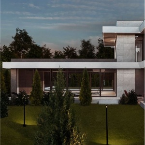 Stalp LED iluminat exterior modern IP65 LUXOR H-90cm 160428 universul-luminii.ro