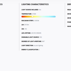 Stalp LED iluminat exterior simetric 360º IP65 RUSH 370cm 2700K DALI 218778 universul-luminii.ro