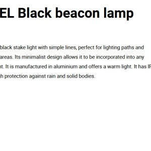Stalp LED modern iluminat exterior ambiental IP65 BEZEL 60cm 214908 universul-luminii.ro