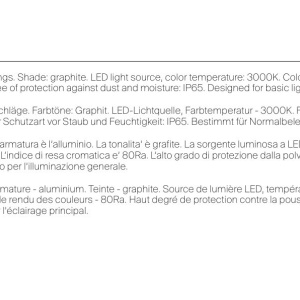 Stalp LED pentru exterior IP65 H-30cm Olten 231218 universul-luminii.ro