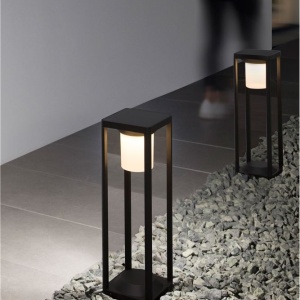 Stalp LED solar de exterior cu senzor miscare IP65 LOVETO H-50cm 190128 universul-luminii.ro