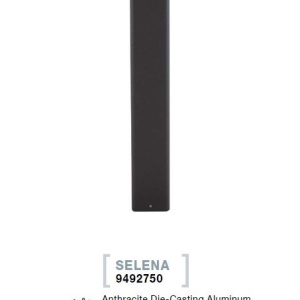 Stalp mediu pentru iluminat exterior IP65 SELENA 205838 universul-luminii.ro