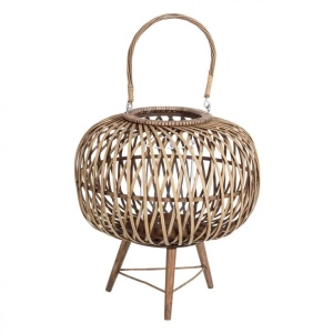 Suport lumanare din bambus natural SX-106049