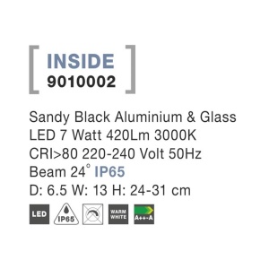 Tarus cu proiector LED iluminat exterior IP65 INSIDE NVL-9010002 79798 universul-luminii.ro