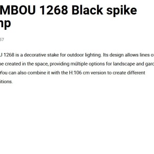 Tarus LED modern iluminat exterior IP65 BAMBOU 100cm 180508 universul-luminii.ro