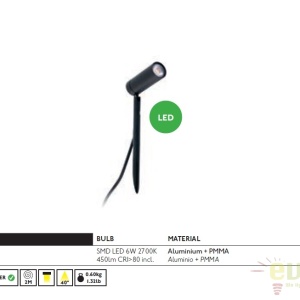 Tarus, proiector cu iluminat LED exterior IP44, SETH II 70227 47648 universul-luminii.ro