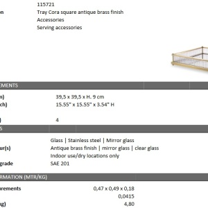 Tava design LUX Cora Square, alama 115721 HZ - Img 4