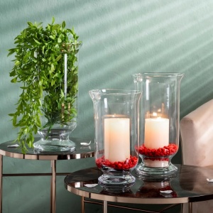 Vas din sticla, Suport pentru lumanare VELAS SX-52763 - Img 3