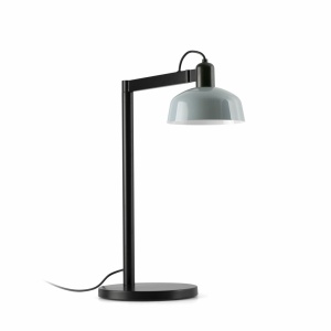 Veioza de birou metal TATAWIN negru, blue - Img 3