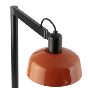 Veioza de birou metal TATAWIN negru, orange - Img 4