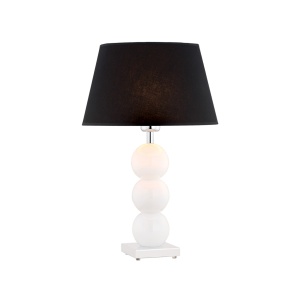 Veioza de masa moderna design elegant FUDZI alb/negru
