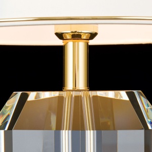 Veioza design lux cu cristal K9 ALEXIS crem/auriu 234558 universul-luminii.ro