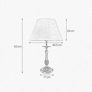 Veioza din alama design italian Angelica - Img 3
