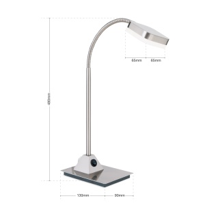 Veioza / Lampa de birou ajustabila Steno satin chrome 200268 universul-luminii.ro