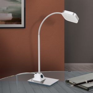 Veioza / Lampa de birou ajustabila Steno satin chrome 99448 universul-luminii.ro