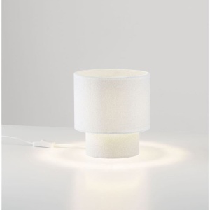 Veioza, Lampa de masa cu abajur alb SYRIN