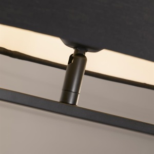 Veioza/Lampa de masa decorativa Sleek negru - Img 4