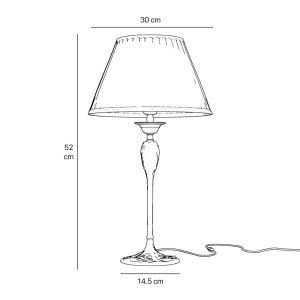Veioza, Lampa de masa design clasic italian Simona - Img 3