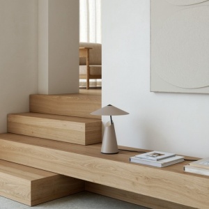 Veioza, Lampa de masa design geometric, abajur directionabil Taido maro 133988 universul-luminii.ro
