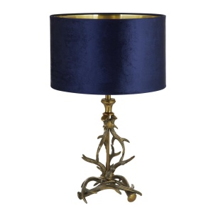 Veioza/Lampa de masa design lux elegant Belle alama/navy 148588 universul-luminii.ro