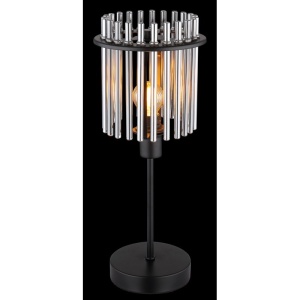 Veioza, lampa de masa design modern GORLEY negru, fumuriu 134698 universul-luminii.ro