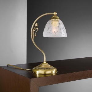 Veioza/Lampa de masa din alama design italian H-34cm 6252 102278 universul-luminii.ro