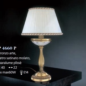 Veioza / Lampa de masa din alama design italian H-40cm 4660 101578 universul-luminii.ro
