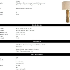 Veioza, Lampa de masa eleganta design LUX Gilardon alama vintage 139158 universul-luminii.ro