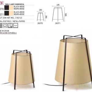 Veioza, lampa de masa H-59,5cm Akane 28371 52928 universul-luminii.ro