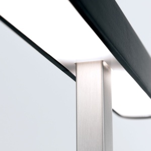 Veioza/Lampa de masa LED moderna AUFTAKT crom satin/negru 234048 universul-luminii.ro
