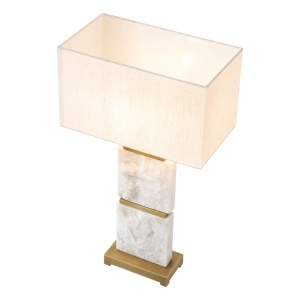 Veioza/ lampa de masa LUX cu baza din marmura Newton L 106428 universul-luminii.ro