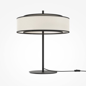 Veioza, Lampa de masa Moderna Bergamo alb, negru - Img 4