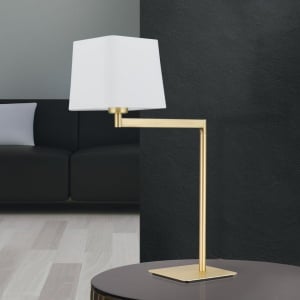 Veioza/Lampa de masa pivotanta CARLTON alama/alb 156548 universul-luminii.ro