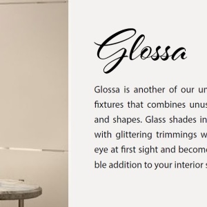 Veioza moderna design deosebit Cristal Bohemia Exclusive GLOSSA 01-TL 100438 universul-luminii.ro