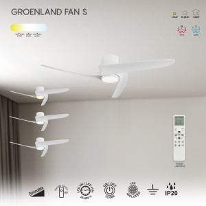 Ventilator smart Bluetooth si telecomanda GROENLAND s alb - Img 3