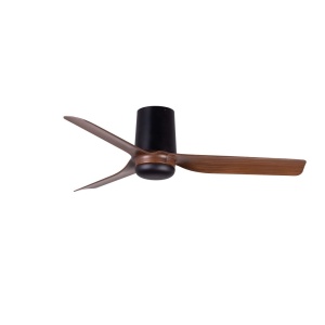 Ventilator tavan cu telecomanda PUNT TUB S negru/nuc - Img 2