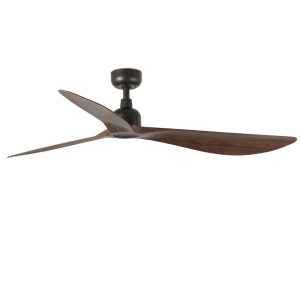 Ventilator tavan de exterior cu telecomanda IP44 OUTWOOD L maro/nuc